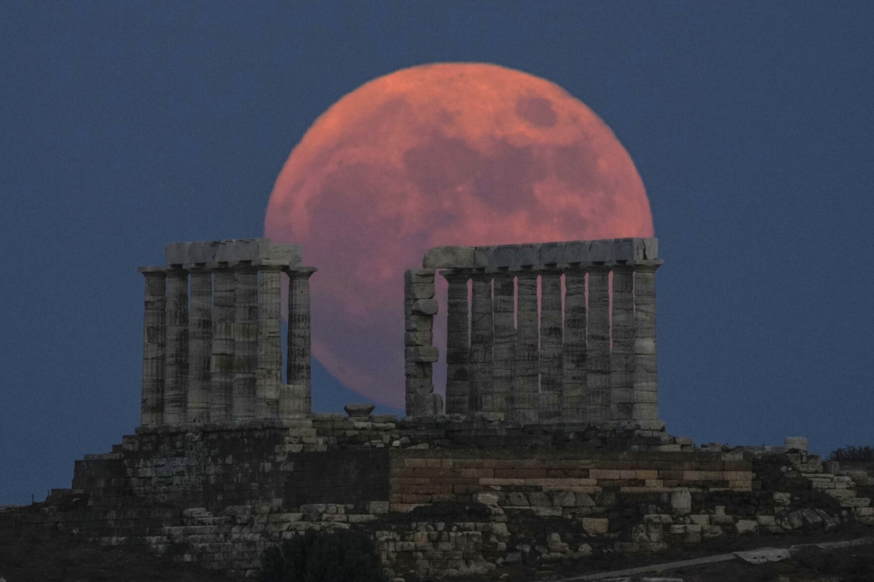 Greece Full Moon